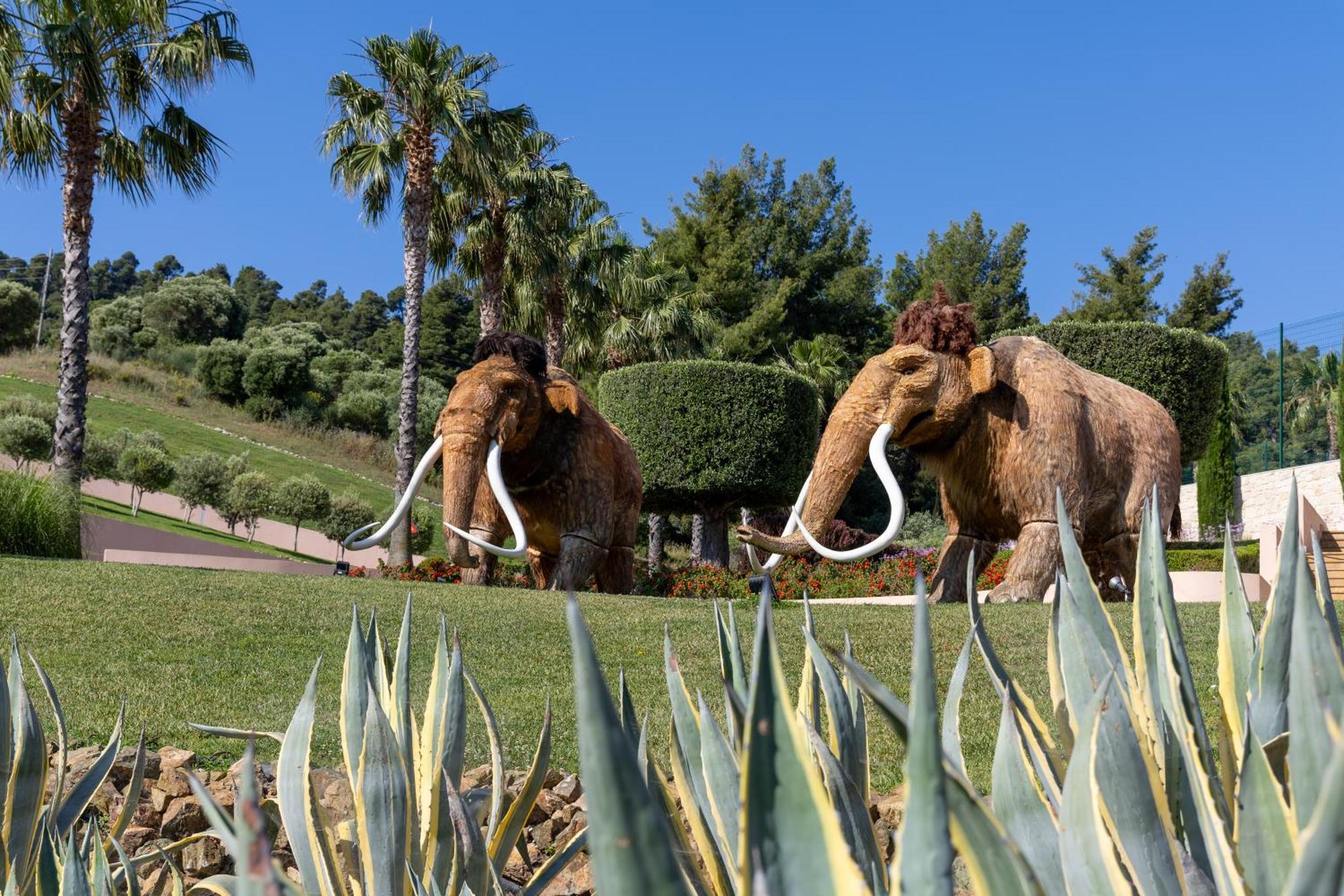 美瑞格Spa度假村 帕利乌里翁 外观 照片 Life restoration of a pair of the Pleistocene mammoths, Mamuteus, or Columbian mammoths