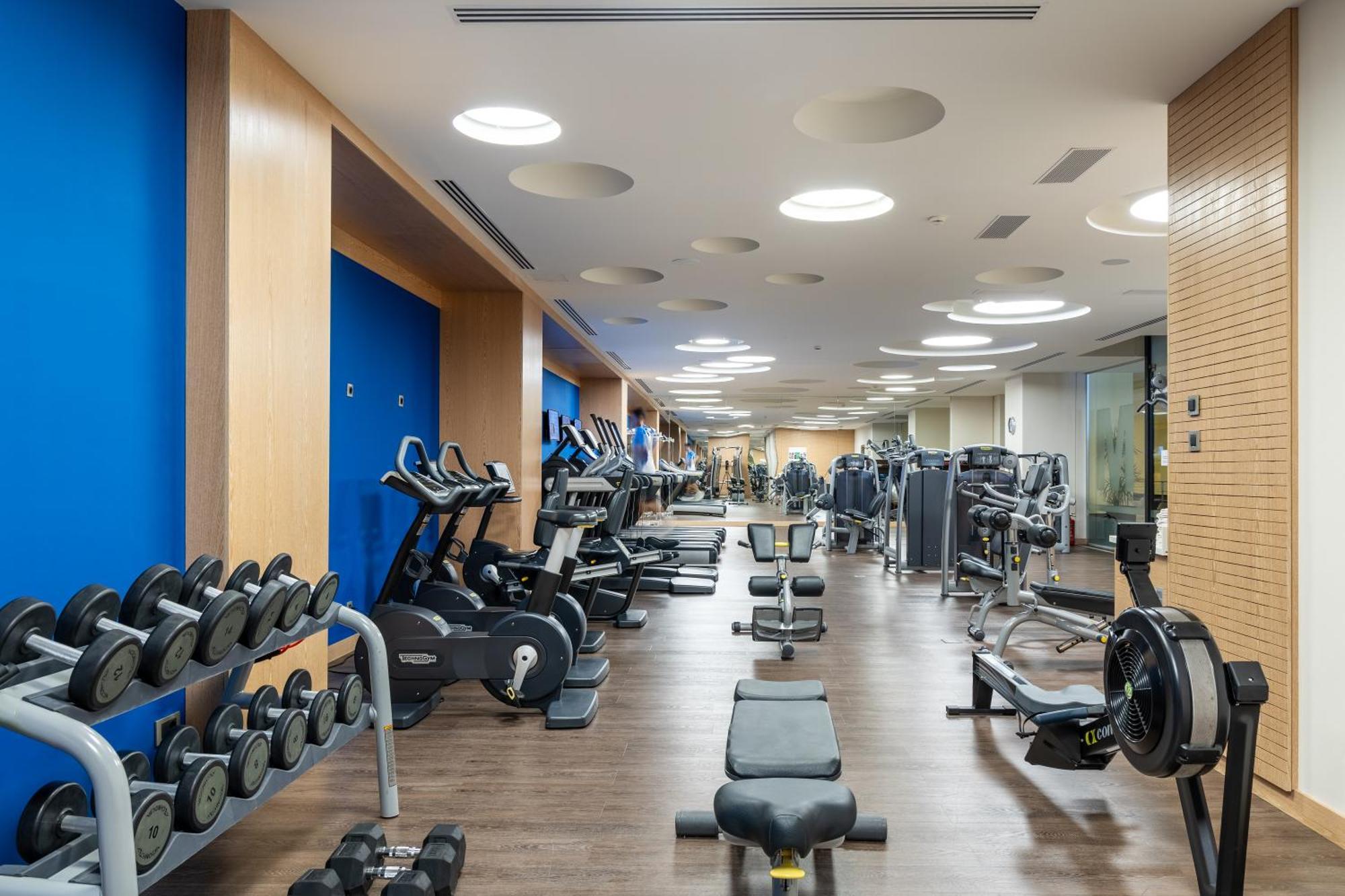 美瑞格Spa度假村 帕利乌里翁 外观 照片 The gym at the hotel